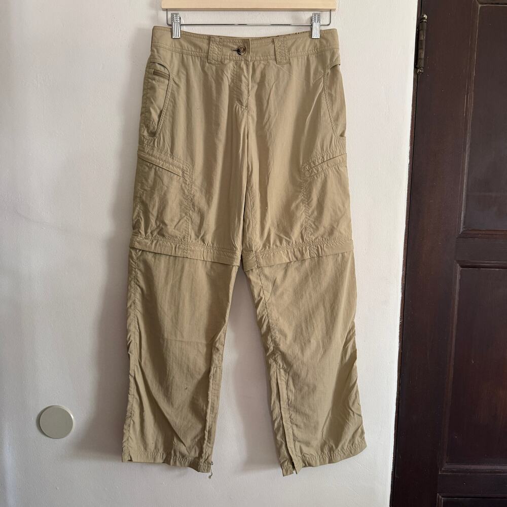 EXOFFICIO | Tan Lightweight Insect Sheild Nylon Hiking Convertible Pants Size 4